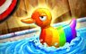Quick Quack - Rainbow Duckie Badge